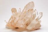 Tangerine Quartz Crystal Cluster - Madagascar #205855-1